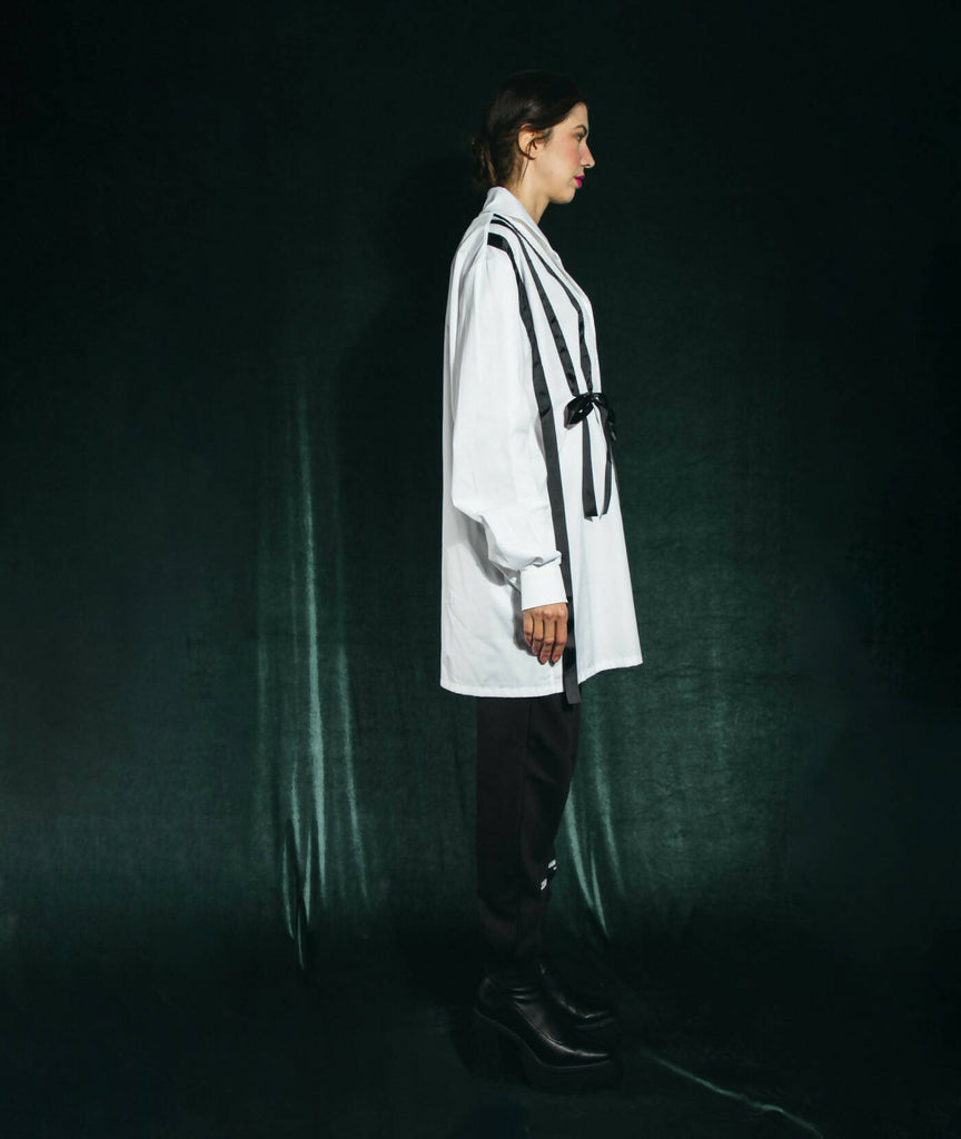 Poplin oversized shirt