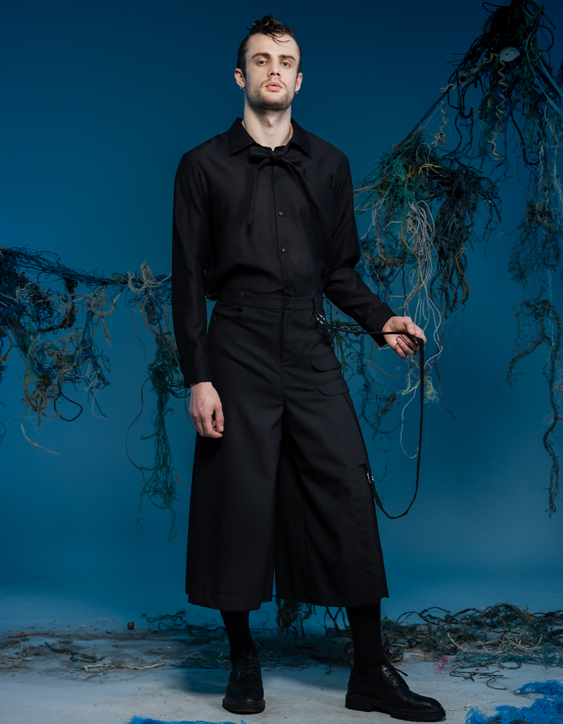 Deconstructed Japanese Wide Shorts