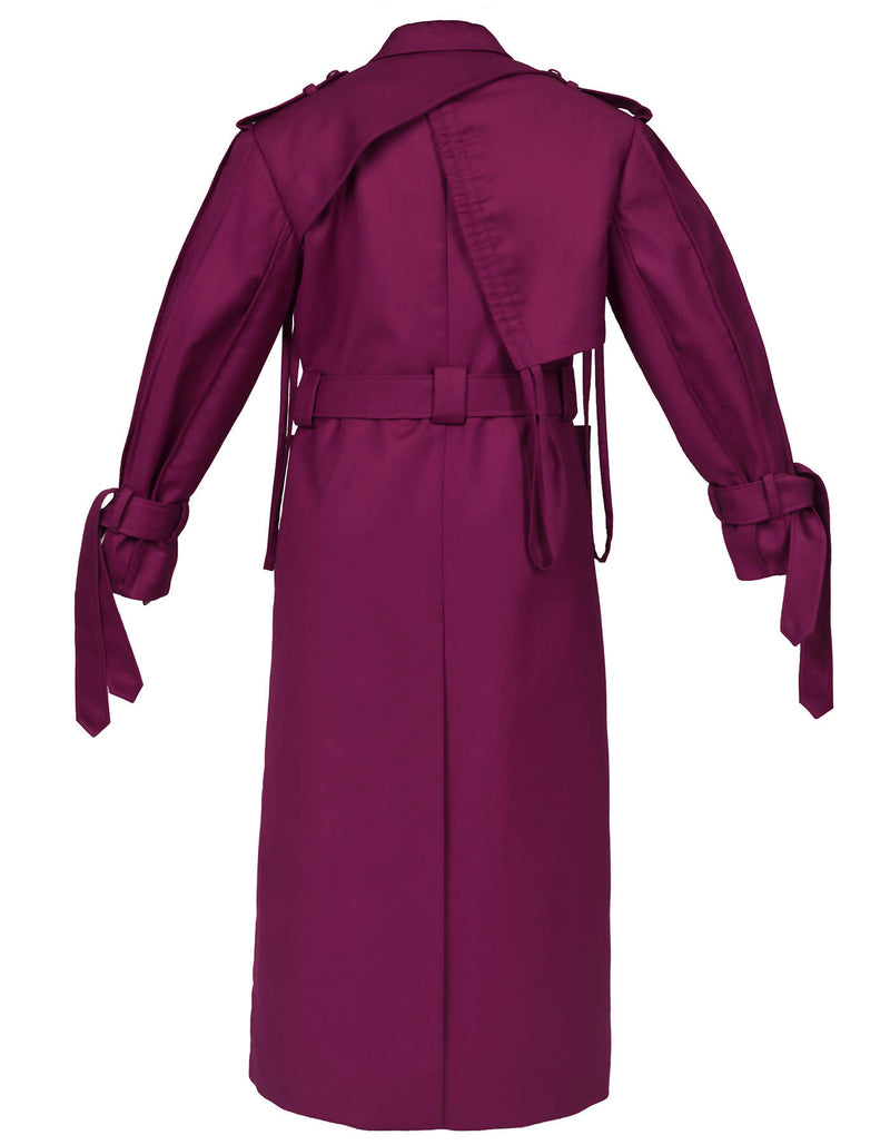 Purple Trench Coat
