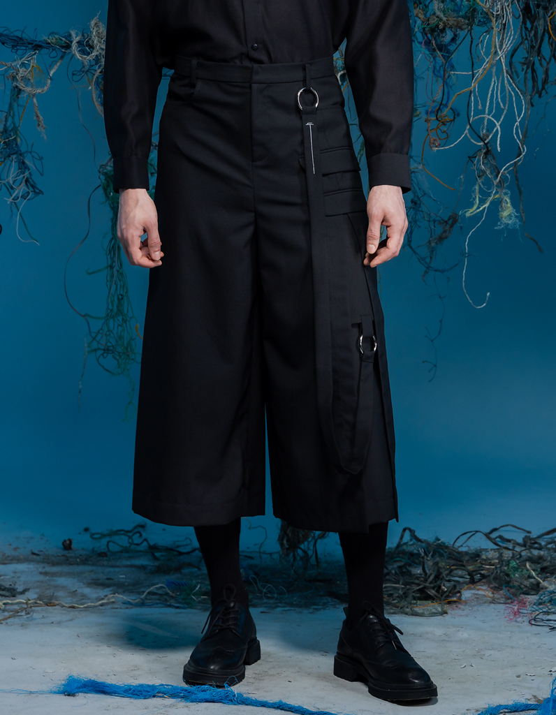 Deconstructed Japanese Wide Shorts