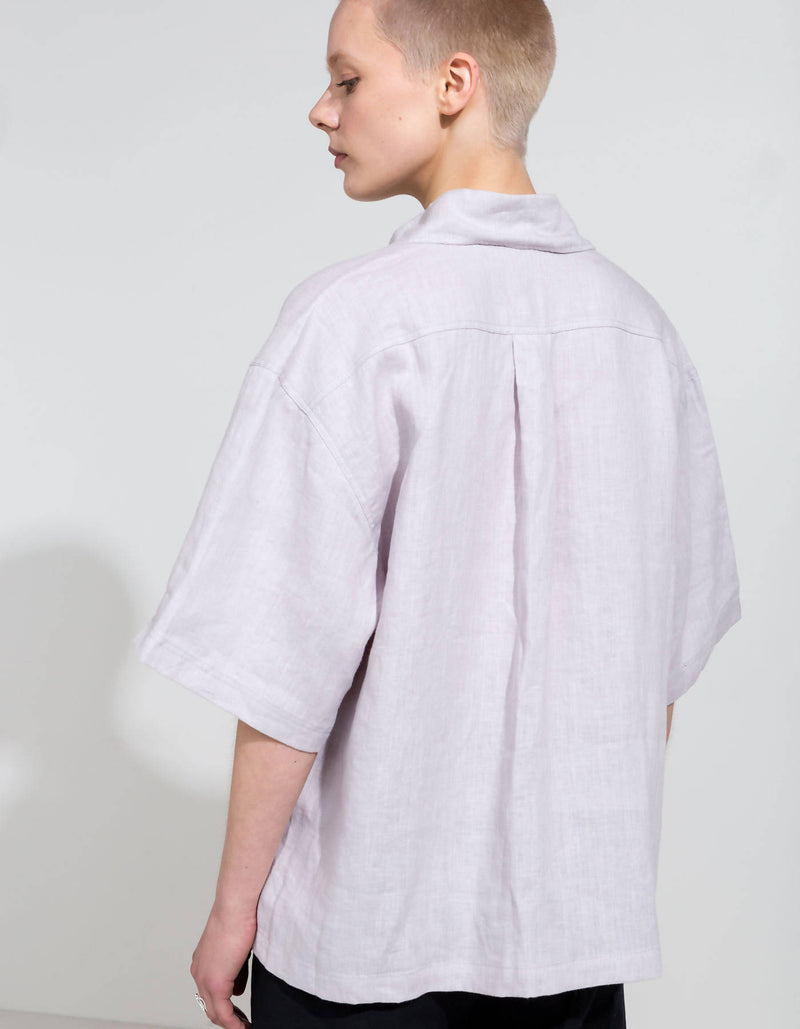 Beige Linen Shirt