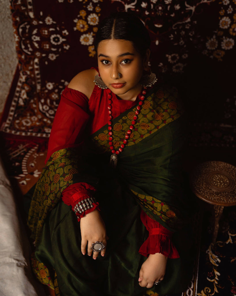 Verde Saree - Folk That Sh*t