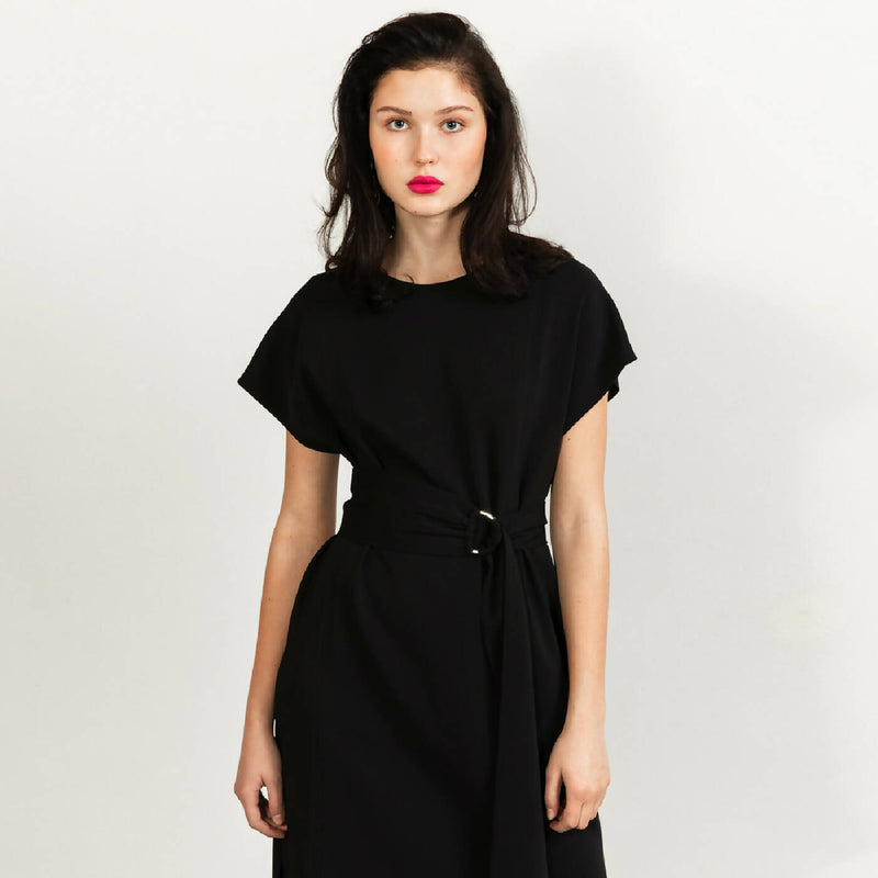 Long black Sunday dress