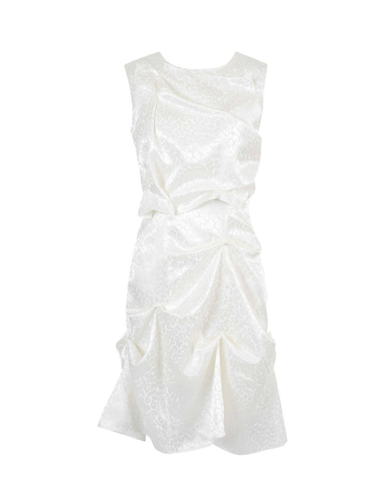 Satin Leopard Dress