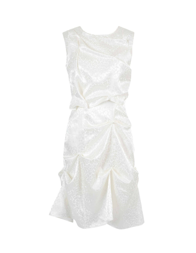 Satin Leopard Dress
