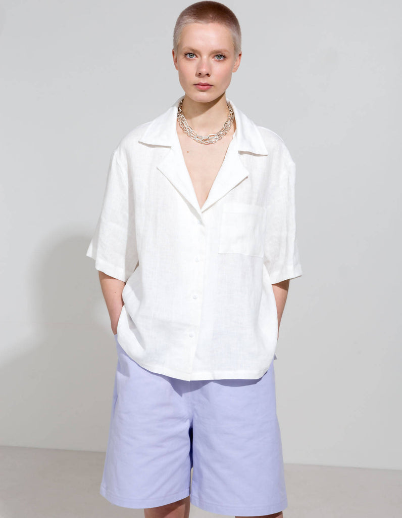 White Linen Shirt