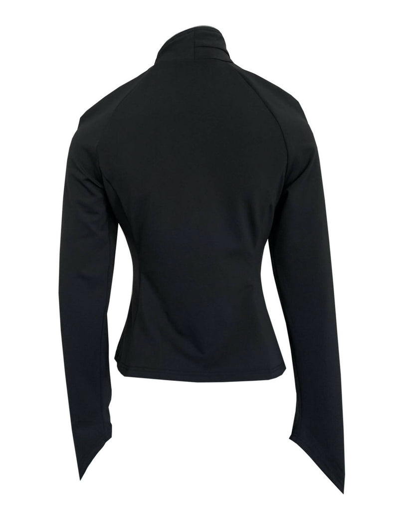 Mock Neck Drapping Top