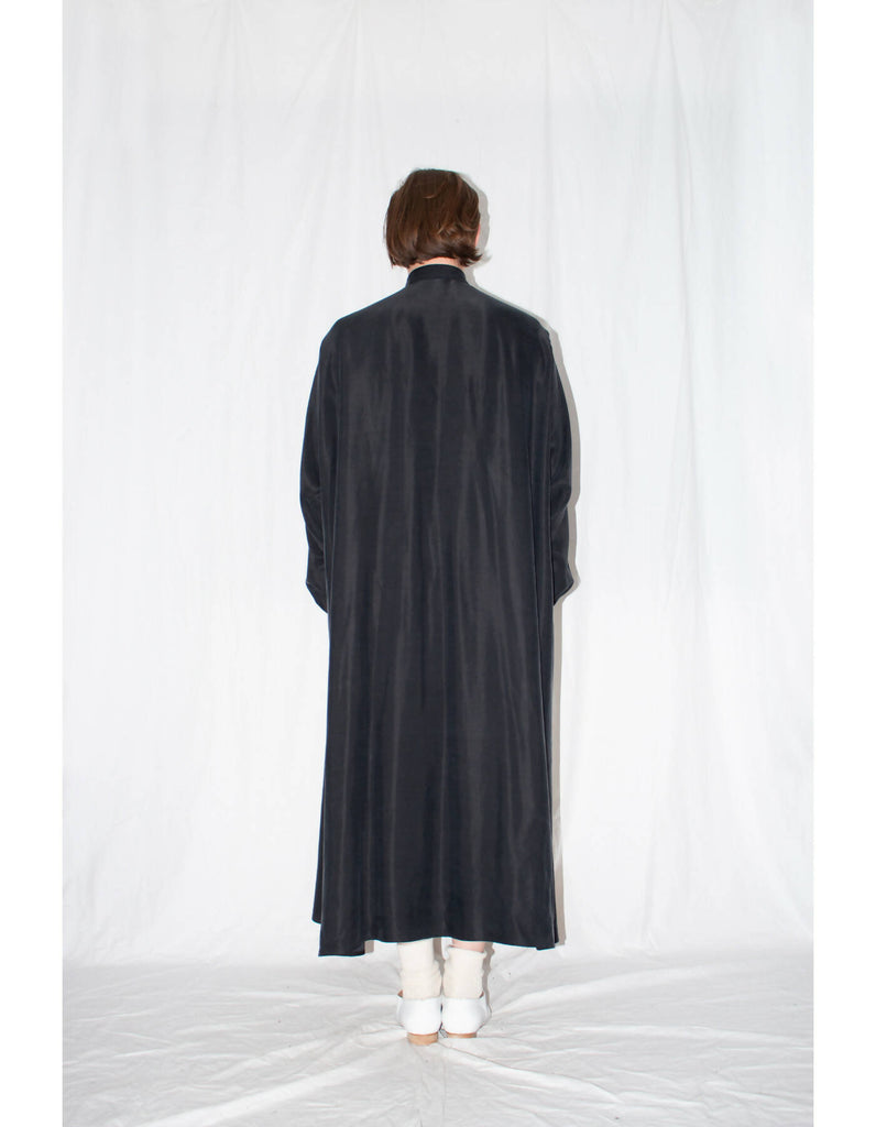 Black Elongated Sleek Shirt