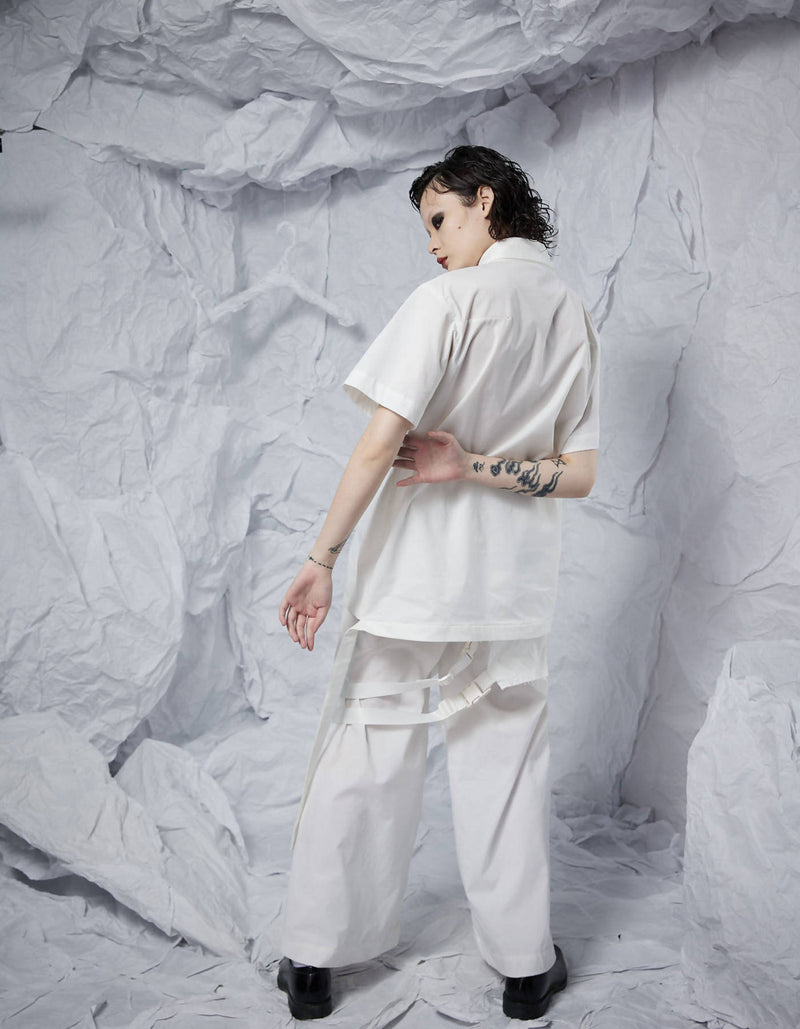 Rider Jacket Lapel Deconstructed Shirt