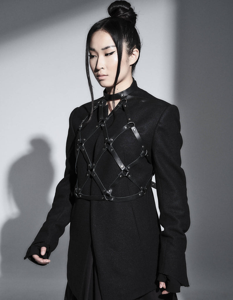 Leather Body Top Harness ADDOR