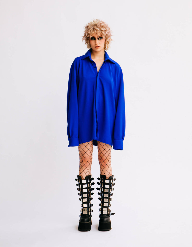 Cobalt Shirt Jacket / Dress