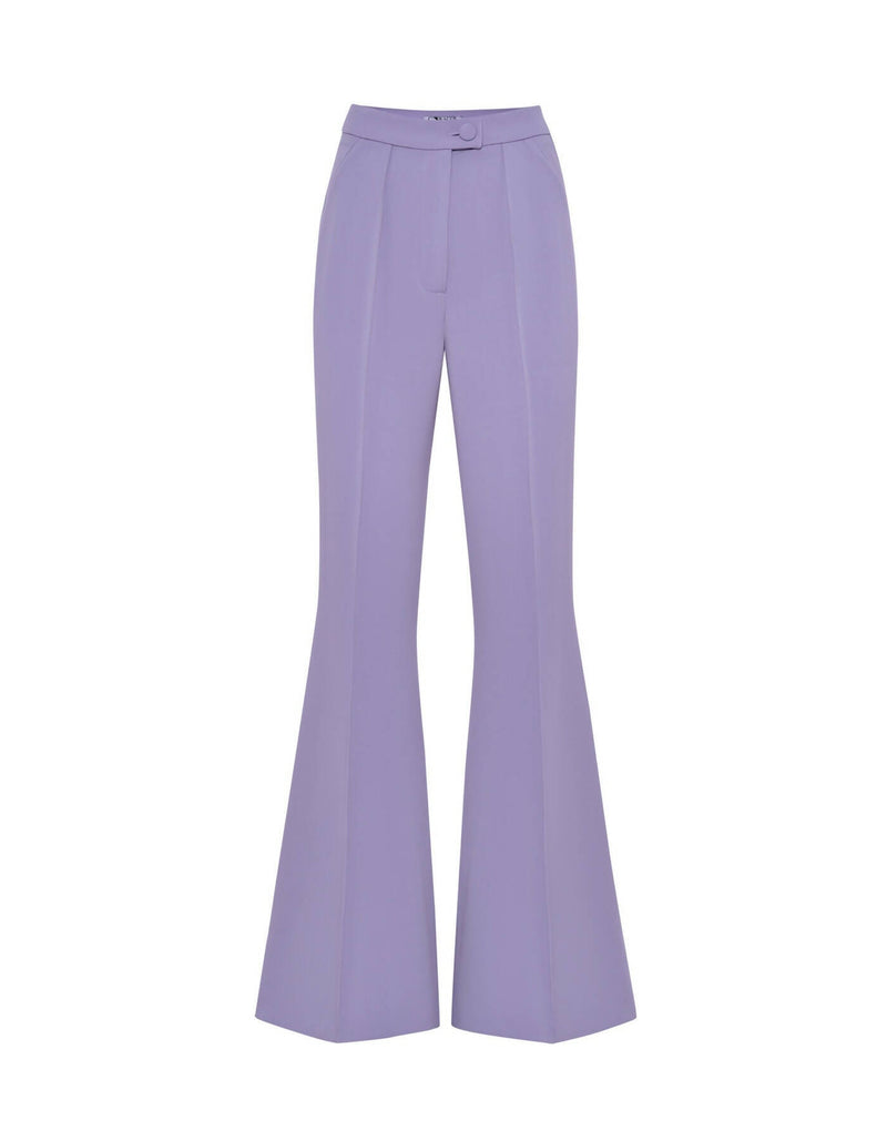 High-Rise Flared Trousers