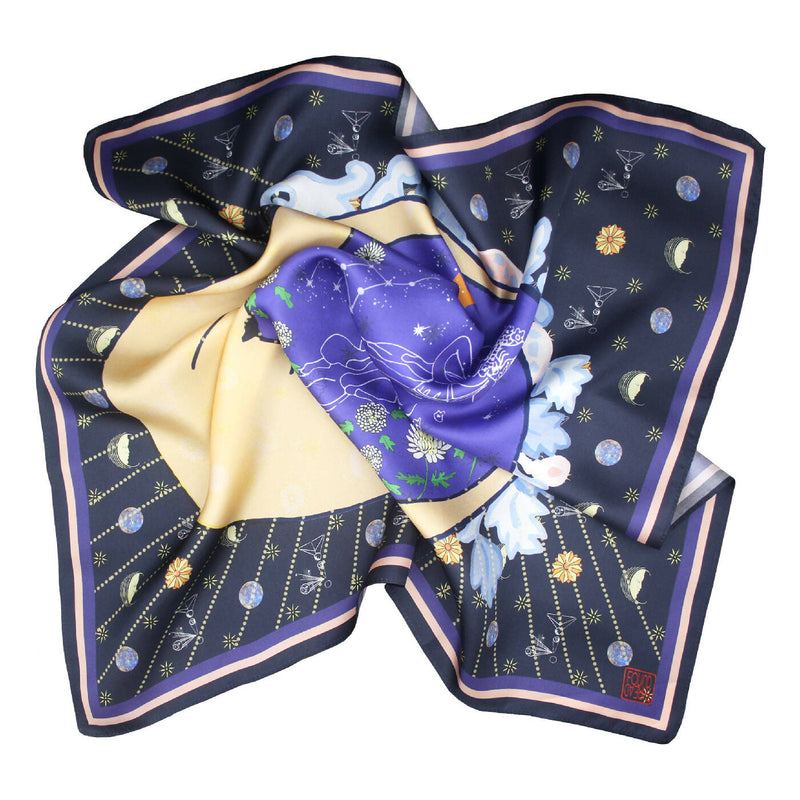 Virgo silk scarf