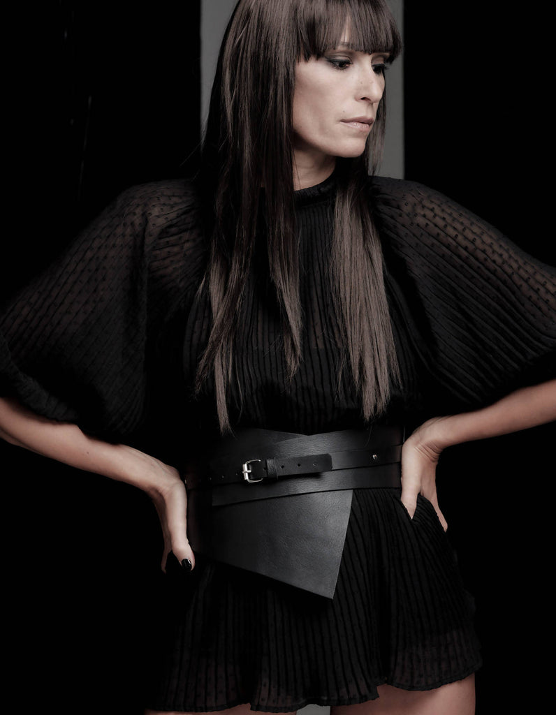 Leather Corset Waist Belt Cara