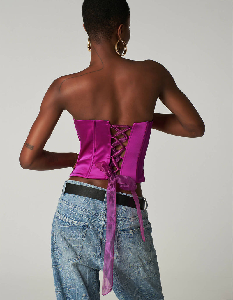 Kylie Fuchsia Corset
