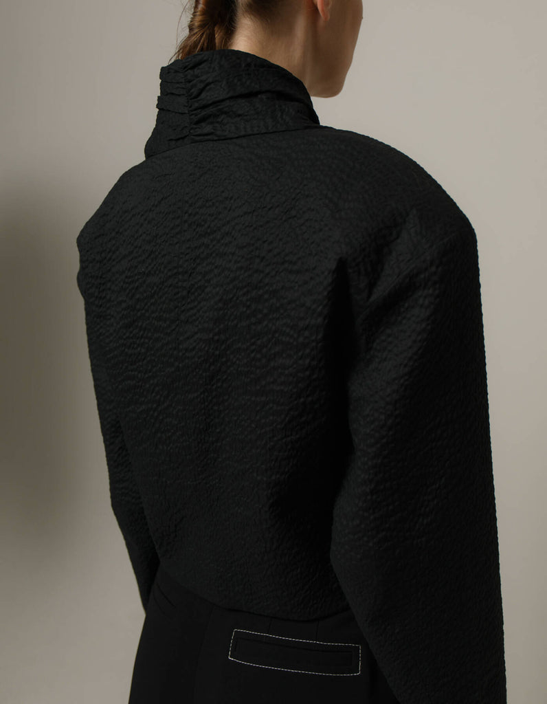 Lee Cotton Cropped Jacket - Black