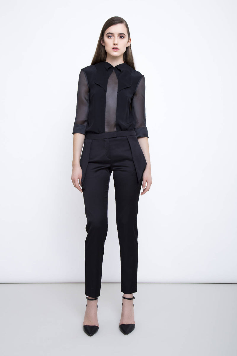 Satin Origami Trousers
