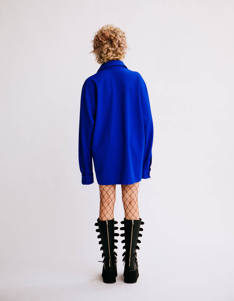 Cobalt Shirt Jacket / Dress