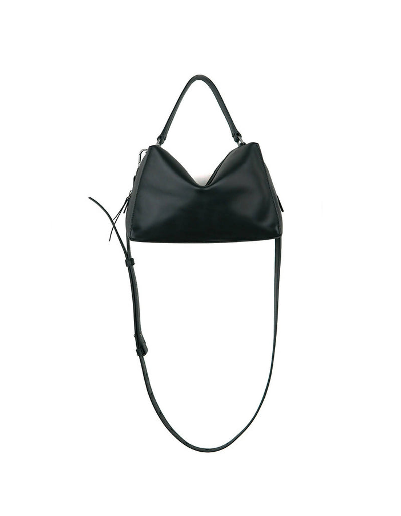 Mini Valley Cube Shoulder Bag-Black