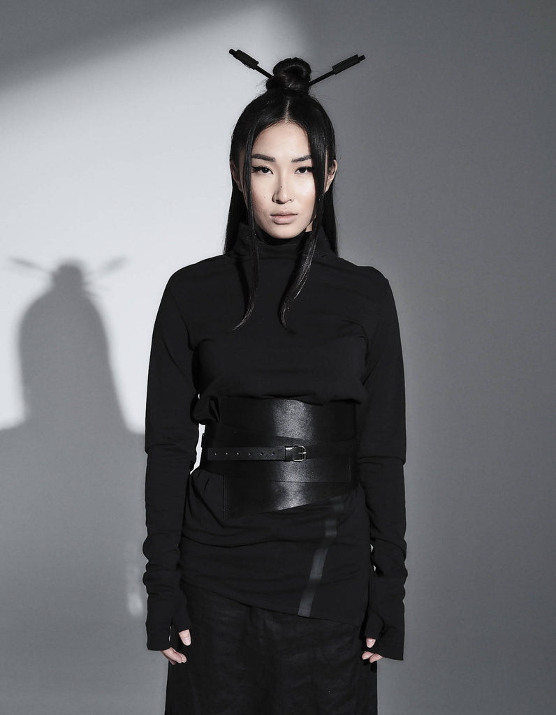 Leather Corset Waist Belt Cara