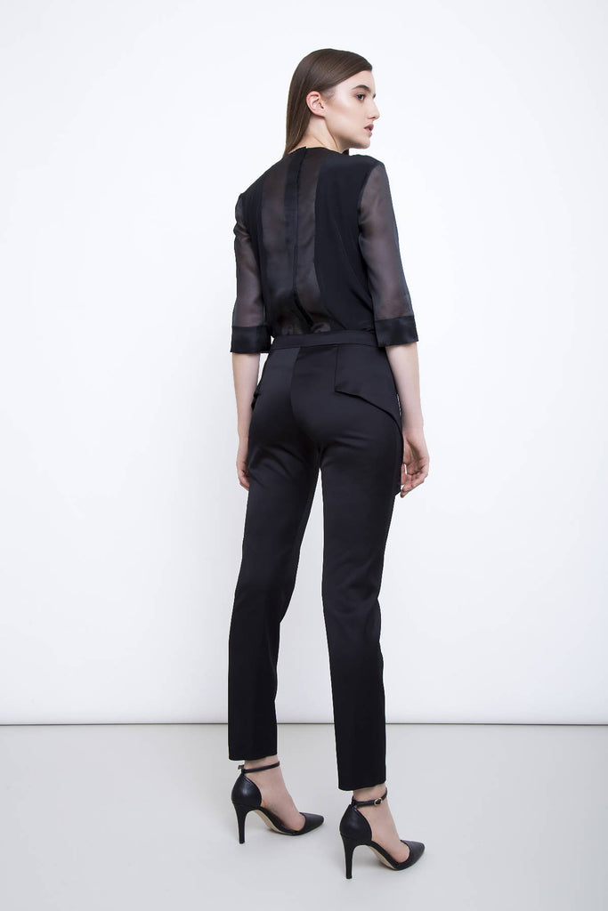 Satin Origami Trousers