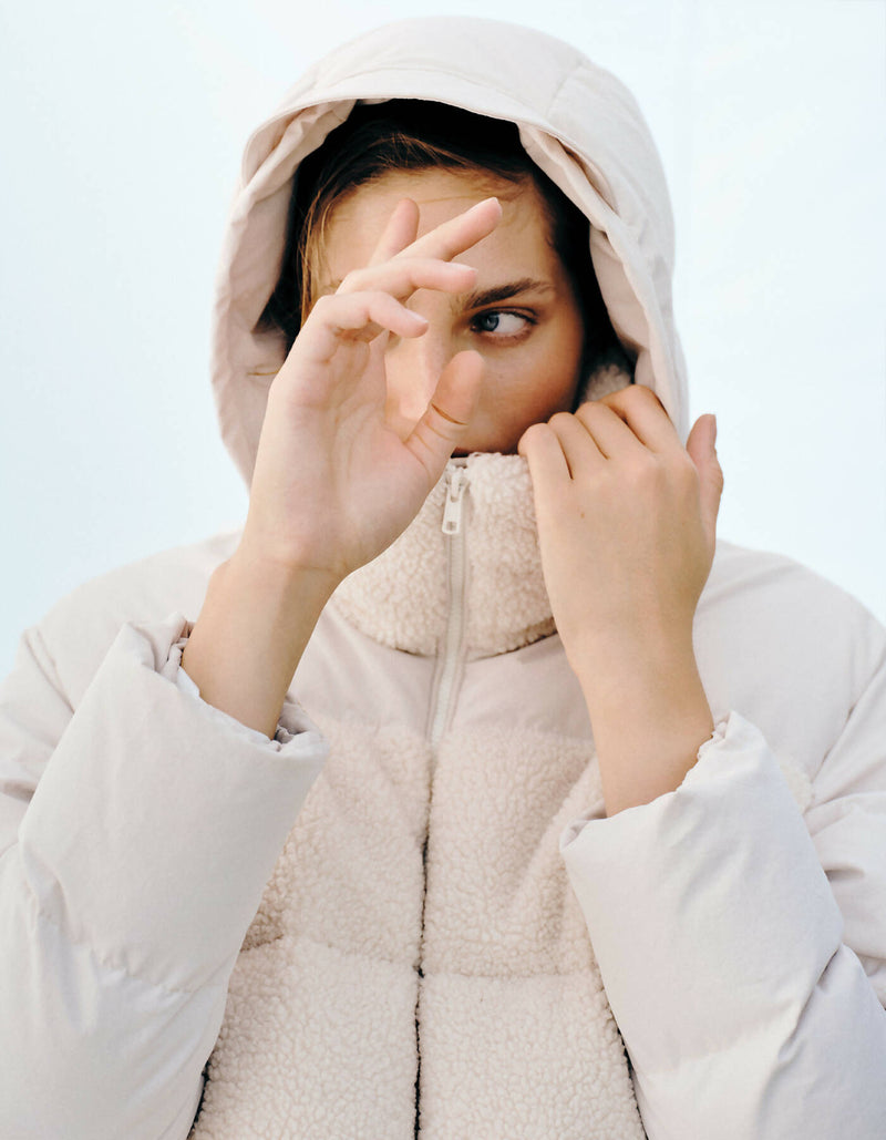 Down puffer “Teddy” milk