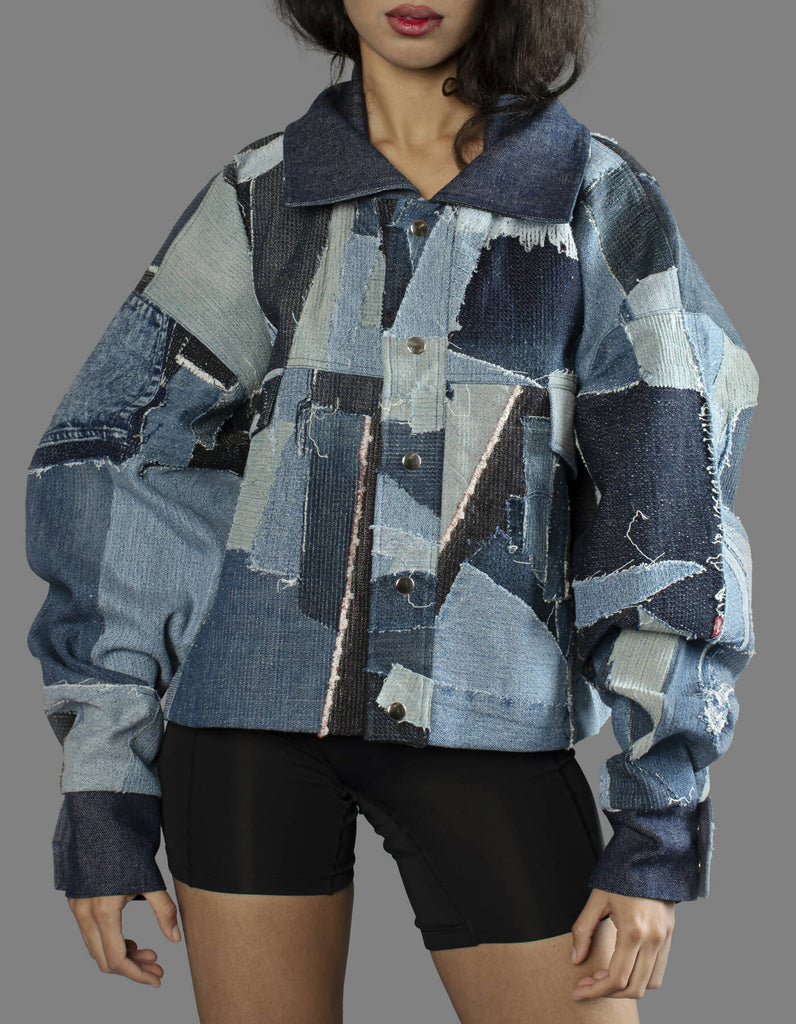 All Denim Scrap Jacket