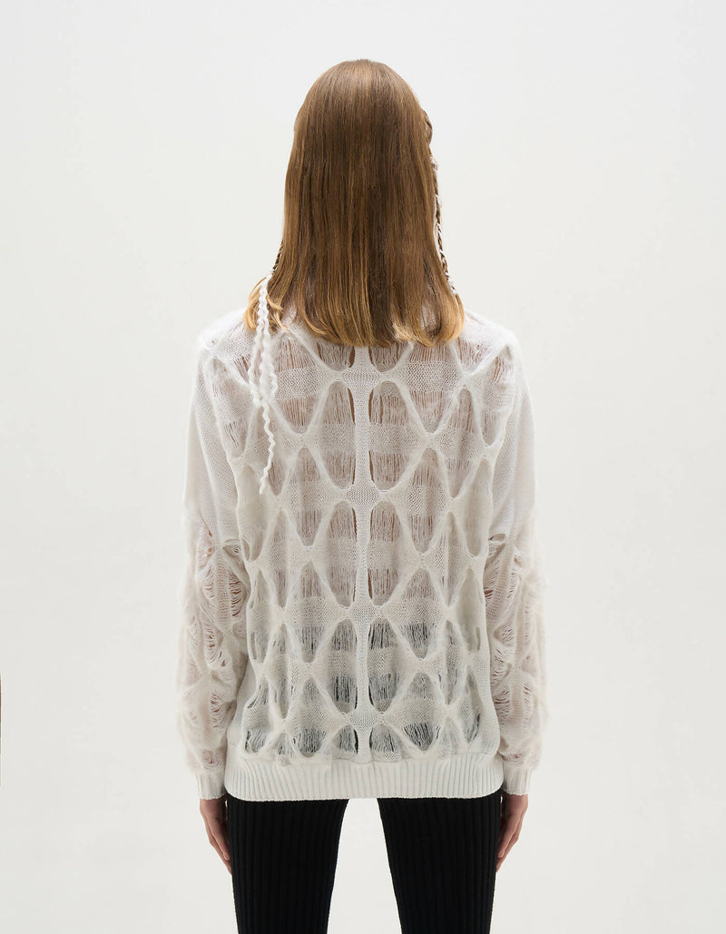 Openwork Mohair Sweater