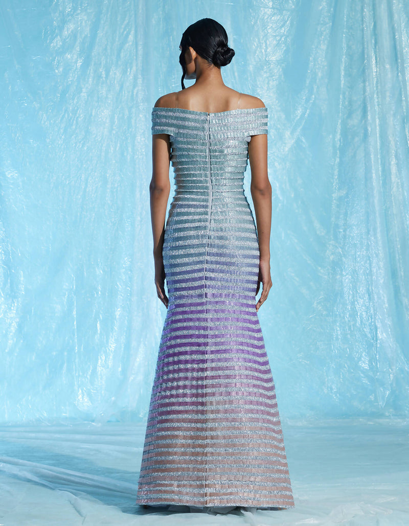 Strapless Gradient Dress