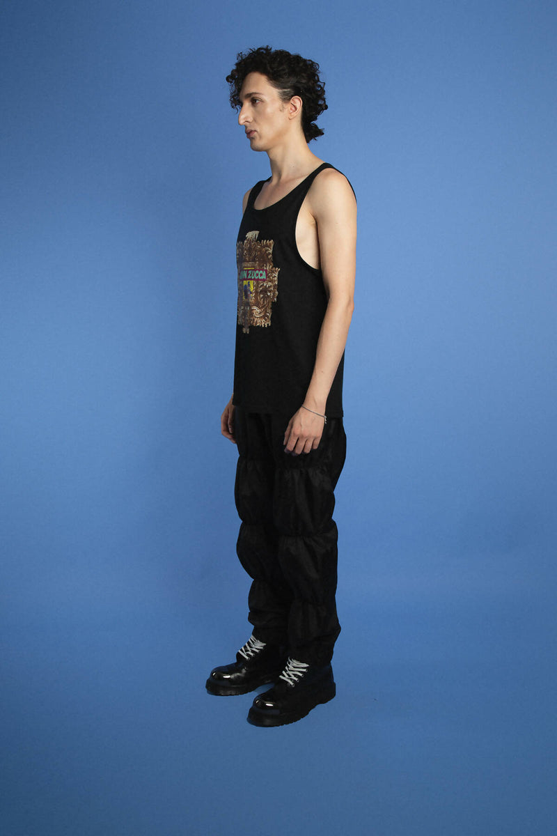 Printed One Drop Armhole Vest