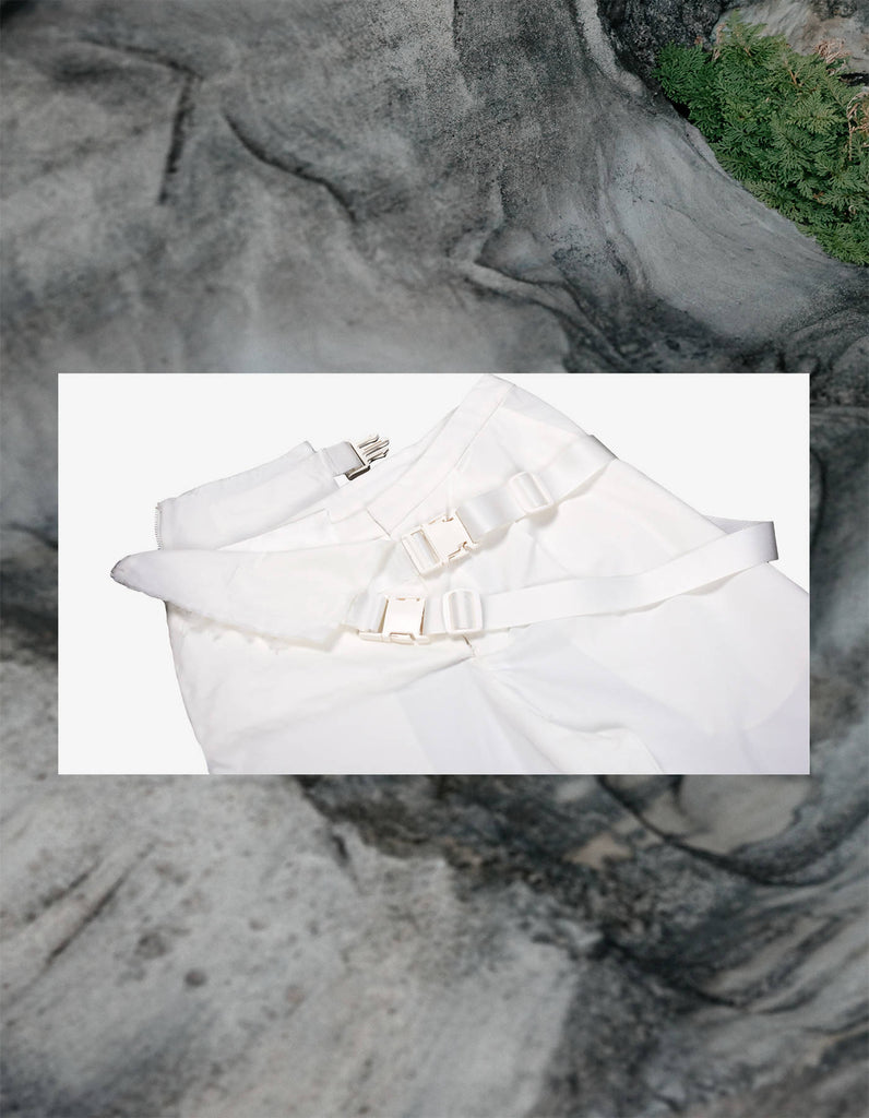 Half Waistcoat Wide-Leg Trousers