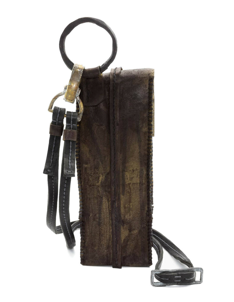 horse leather phone pouch