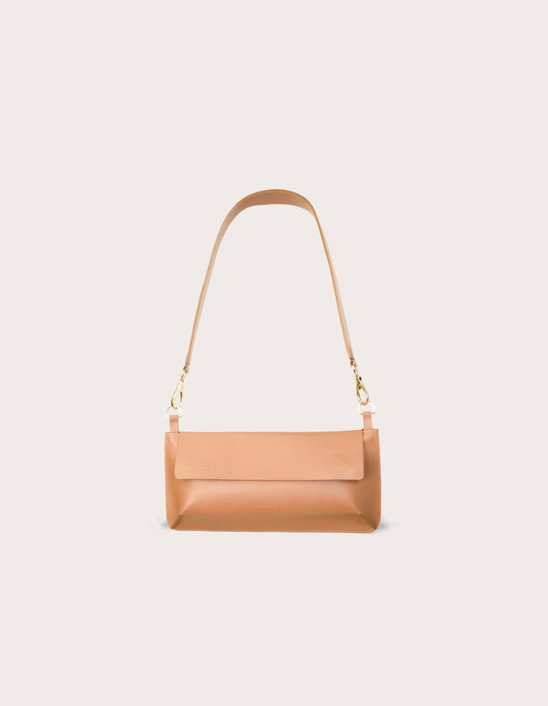 Edie Bag in Natural Brown Leather