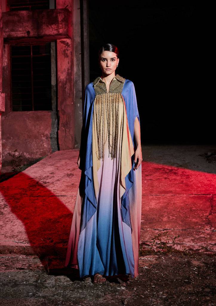 The Spectrum Sequin Shirt-Kaftan
