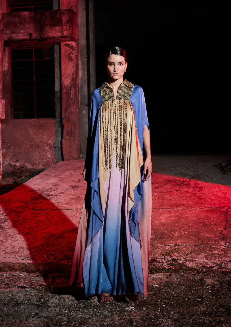 The Spectrum Sequin Shirt-Kaftan