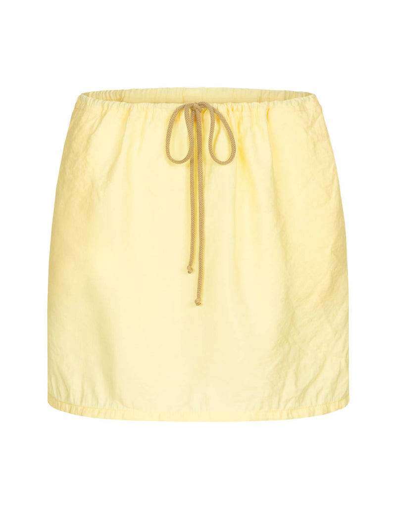 Low Waist Mini Skirt - Yellow