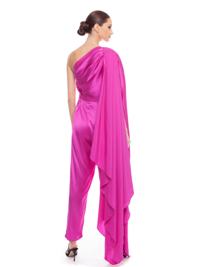 7004 Fuschia 3D Jampsuit
