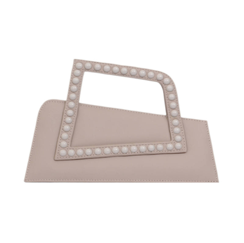 ASYMMETRICAL TOP HANDLE BAG