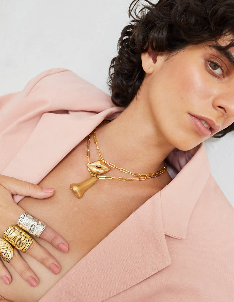 Lips Necklace