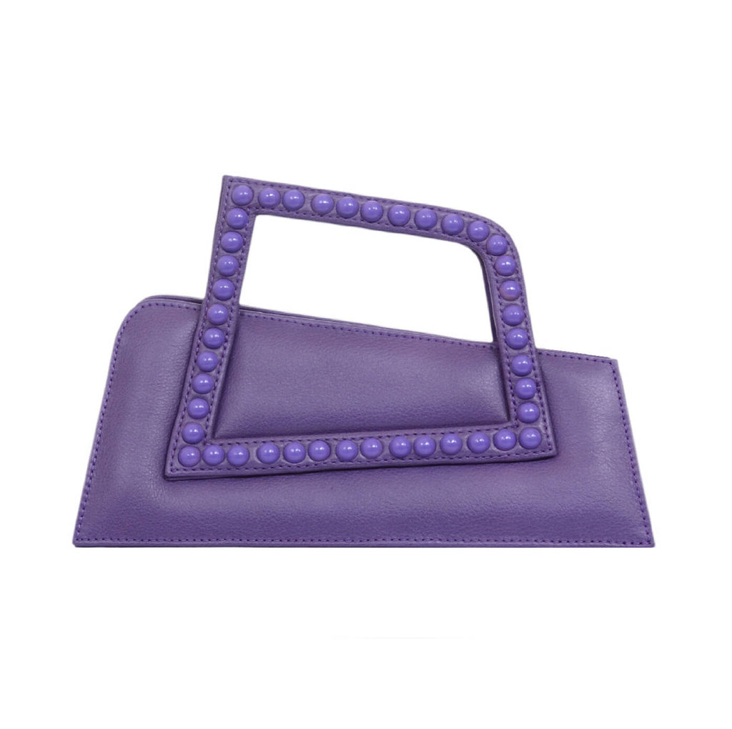 ASYMMETRICAL TOP HANDLE BAG