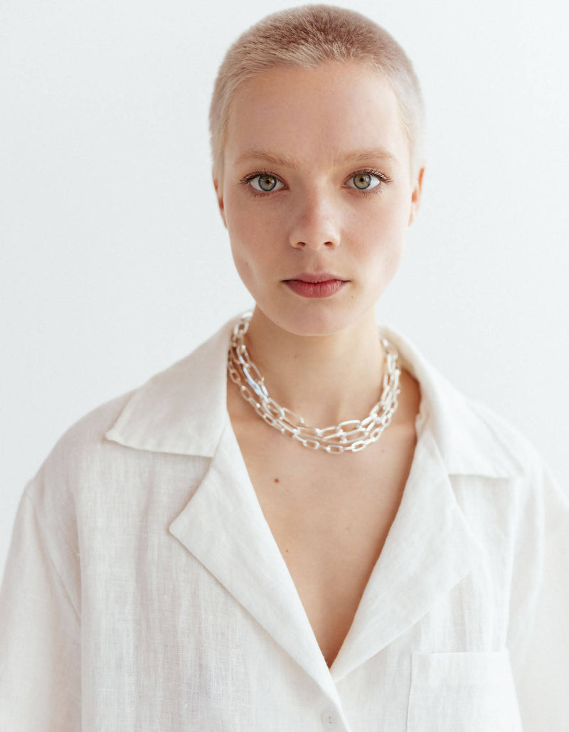 White Linen Shirt