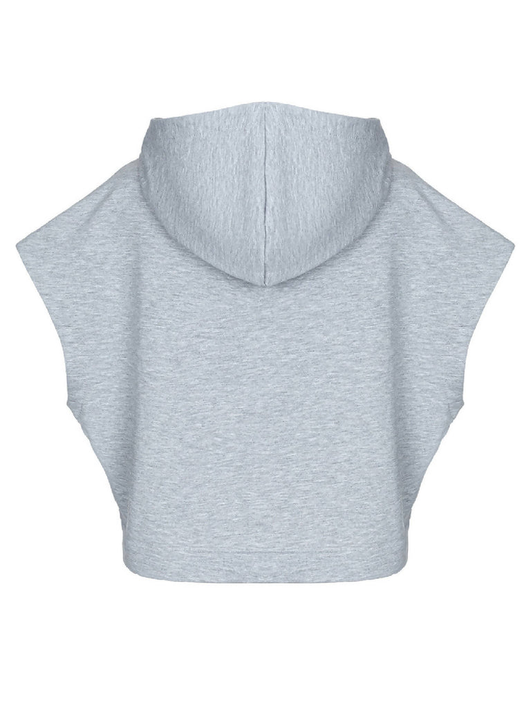Top Tunic Grey Cotton Oversize