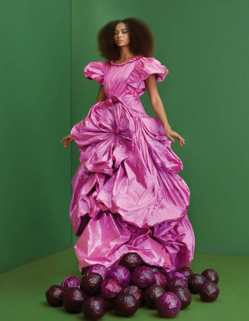 Vogue Pink Balloon Dress