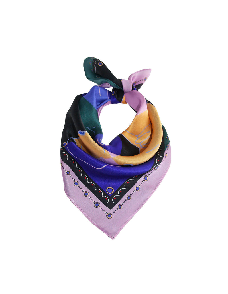 Mirrored Silk Scarf