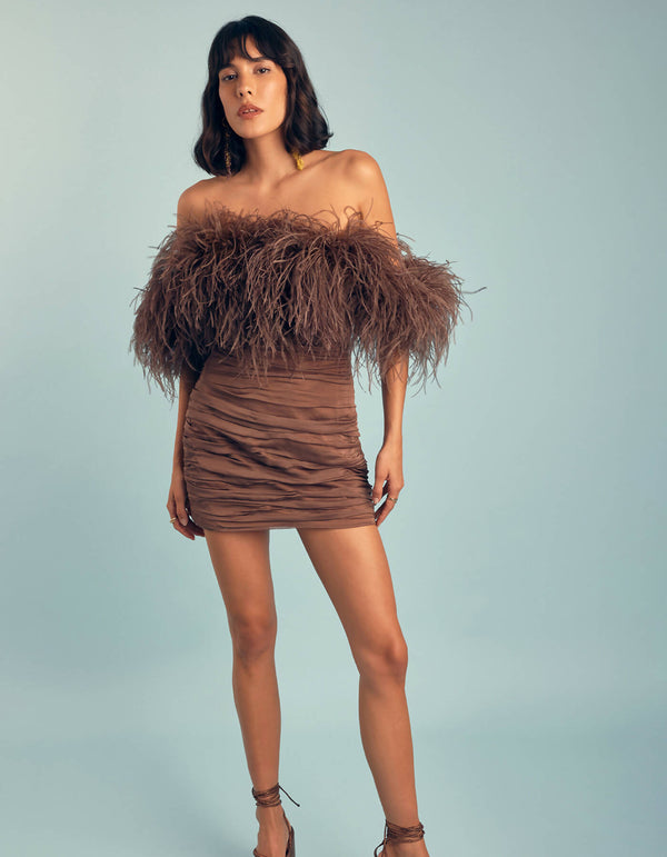Kaia Dress Brown