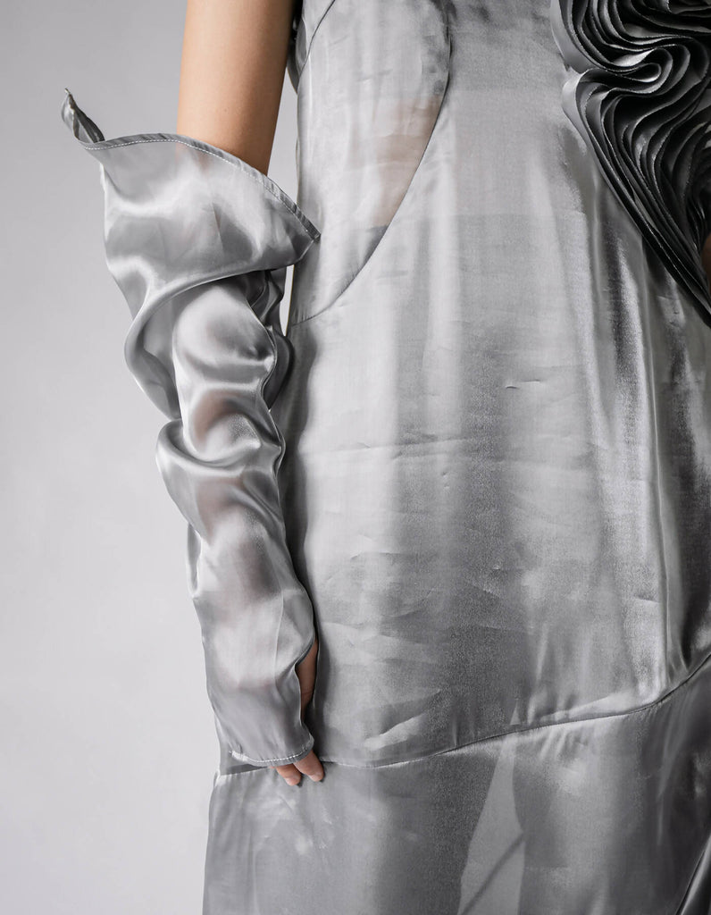 Transformative Glove - Metallic Silver