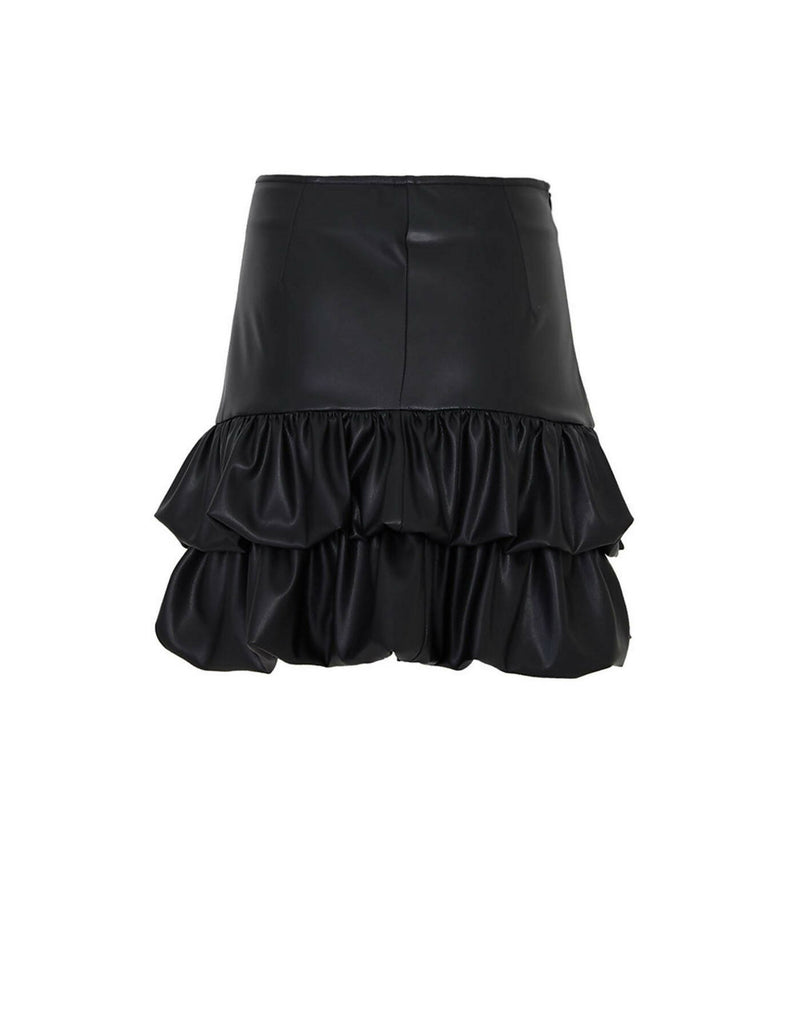 Faux Suede Mini Skirt