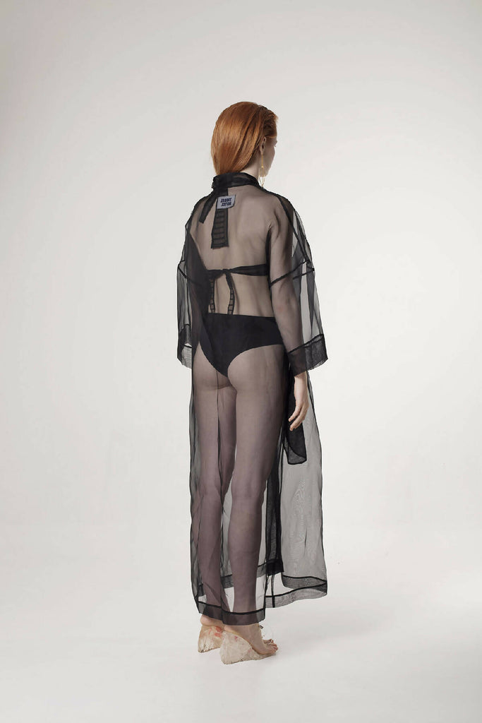 Transparent Silk Organza Kimono