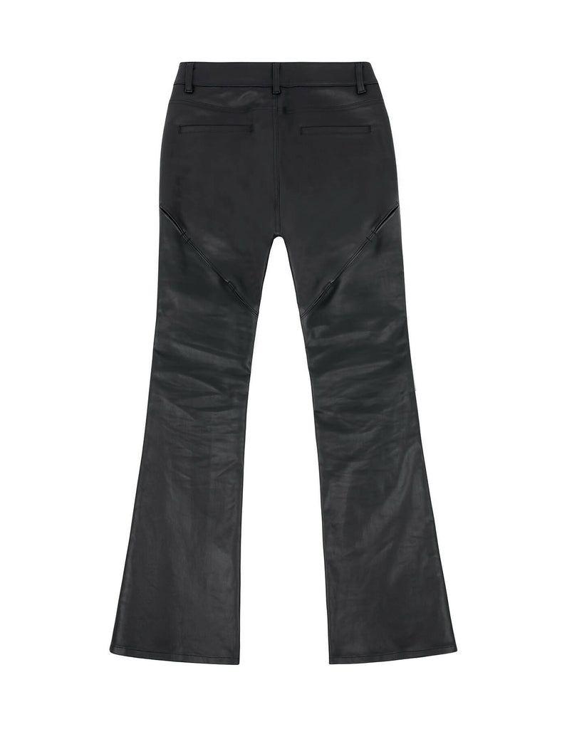Coated Back Slit Jeans