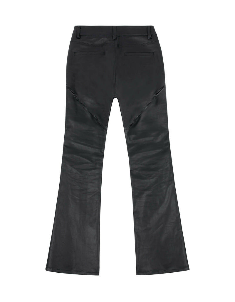Coated Back Slit Jeans